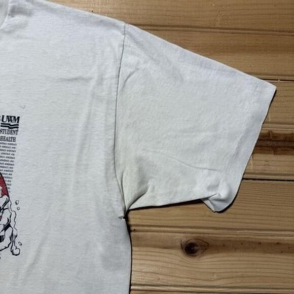 Vintage 80s 90s T-Rex Drinking Don’t Drive Cartoon UW Milwaukee Shirt Size Large - Picture 5 of 8